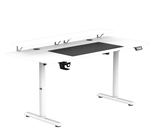 Ultradesk HIGHLANDER XXL Elektryczna regulacja Białe - 1287974 - zdjęcie 2